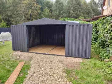 Большой гараж для квадроцикла в с. Ситне-Щелканово, ГО Ступино, МО Большой гараж для квадроцикла в с. Ситне-Щелканово, ГО Ступино, МО