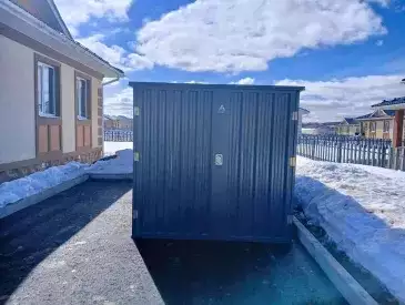 Хозблок для хранения садового инвентаря в брутальном графитовом цвете в дер. Острожки, г.о. Домодедово, МО Хозблок для хранения садового инвентаря в брутальном графитовом цвете в дер. Острожки, г.о. Домодедово, МО