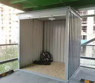 Контейнер для хранения на открытое парковочное место в сером цвете в г. Москва, Электролитный проезд Контейнер для хранения на открытое парковочное место в сером цвете в г. Москва, Электролитный проезд