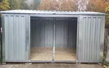 Хозблок для хозяйственных вещей в цинковом цвете в дер. Сырьево, Наро-Фоминский г.о, МО